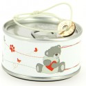 Cadeau nounou - Bracelet gravé dans boîte de conserve Nounou