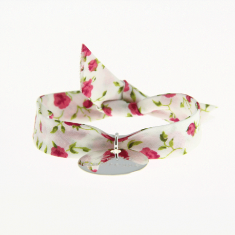 Bijou maitresse : Bracelet ruban liberty Merci Maîtresse