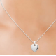 Cadeau maitresse : Collier Mini Coeur dans distributeur de bonbon