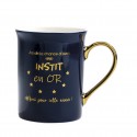 Mug une instit en or - Mug pour maitresse