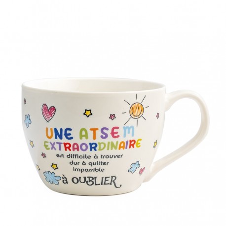 cadeau atsem : Mug Une atsem Extraordinaire