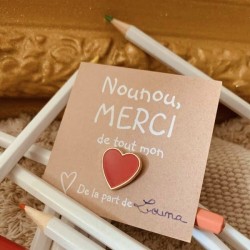 Cadeau nounou - Carte merci nounou
