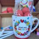 Cadeau maitresse, atsem, nounou - Mug et ses guimauves coeurs