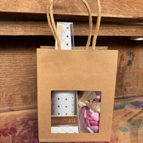 Cadeau maitresse - Diffuseur et dragées chocolat