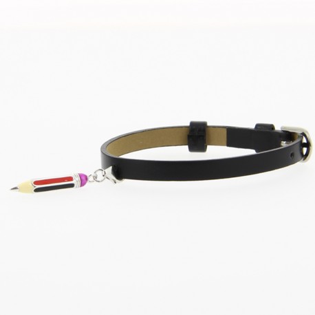 Bracelet cuir mine de crayon