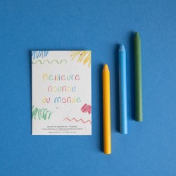 Cadeau nounou fleuri - Sachet de graines