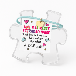 Bracelet Cœur en Argent ou Or – Cordon Coloré – Boîte Puzzle