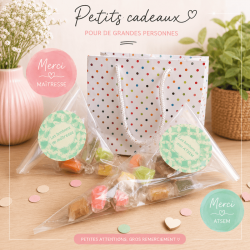 Cadeau maitresse et atsem : Cônes de bonbons